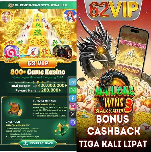 62VIP 2026 Slot Gacor RTP Tinggi